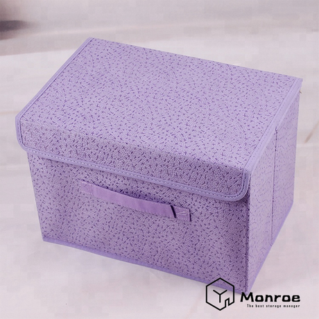 Neue Ankunft lila Druck Unterwäsche faltbare Aufbewahrungsbox mit