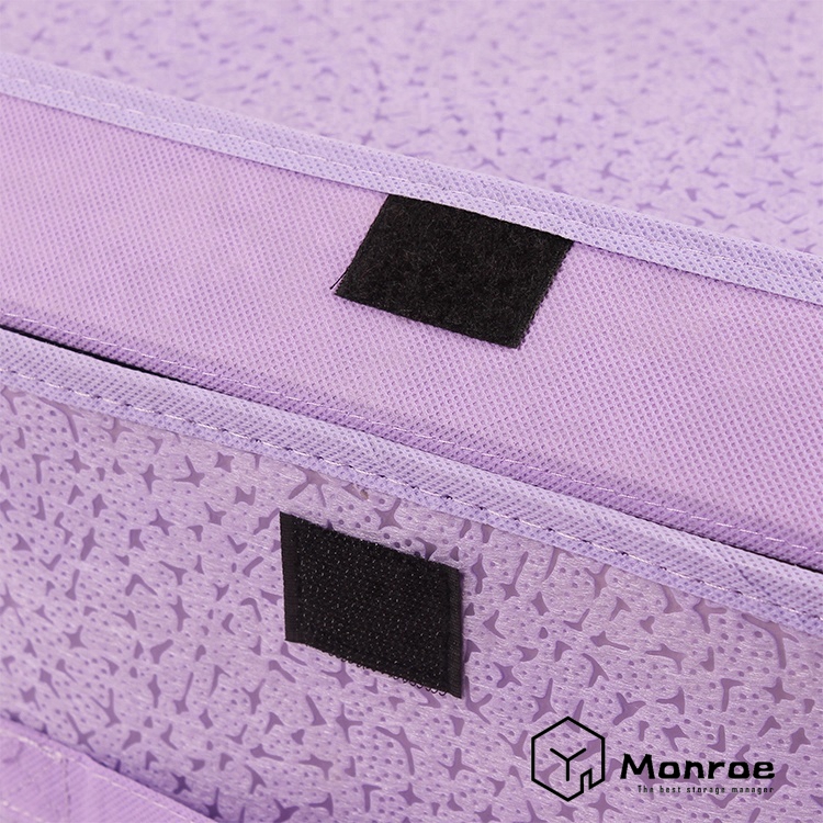 Neue Ankunft lila Druck Unterwäsche faltbare Aufbewahrungsbox mit